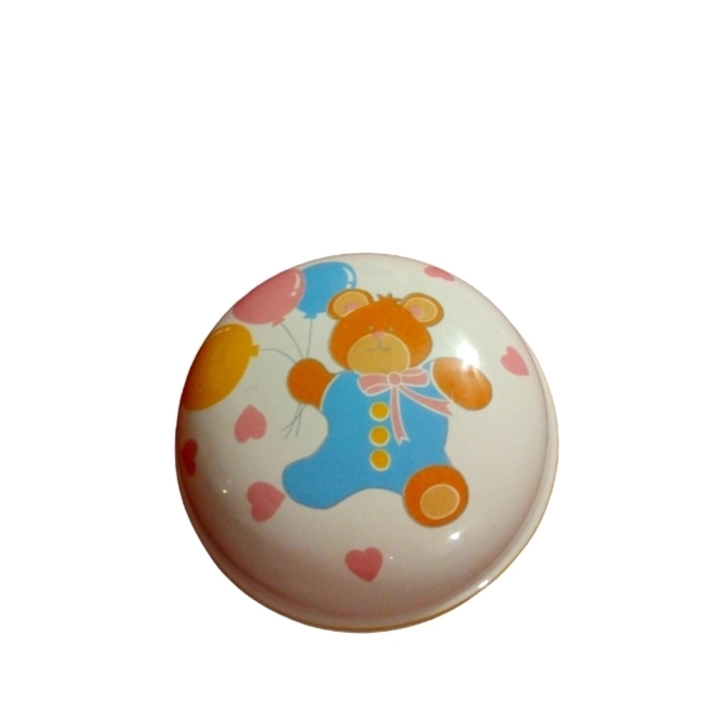 Mikasa Party Bears-CC101 High Fired Ironstone Perma-Sealed Ceramic Trinket Box